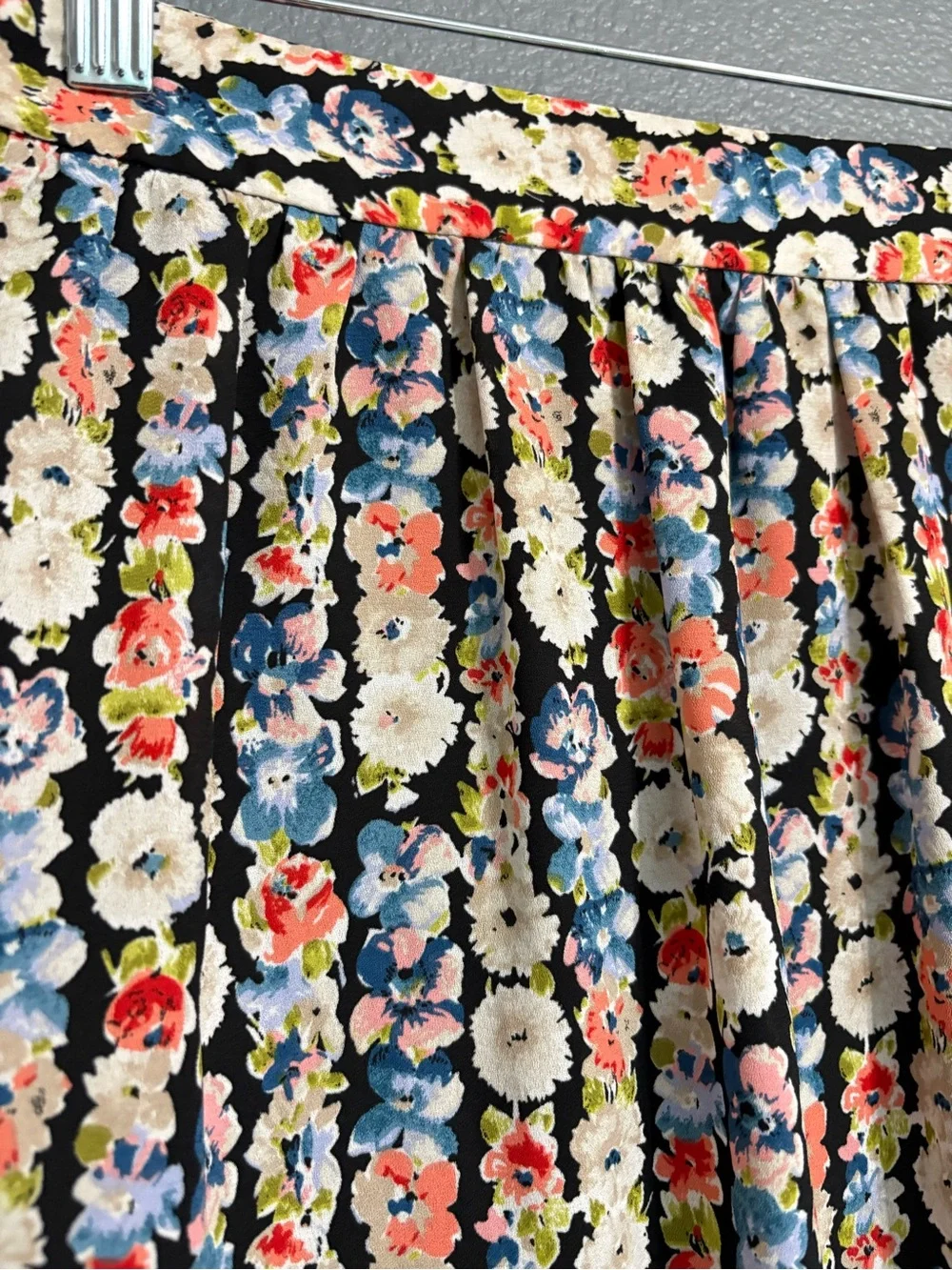 J. Crew Mercantile Floral Pleated Mini Skirt Size 0